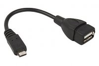 USB-0355   Adapter wt.mikro USB/gn. USB A na kablu