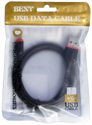 USB-0340-1m-BK   Kabel połączeniowy USB - Lighting 1m