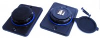 SAM-0452-Blue   Ładowarka montażowa 2 gn. USB  5V 3.1A - niebieska