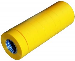 IZO-0588-VINI-YELLOW   Taśma izolacyjna PCV VINI-TAPE 20m (cena za - 10szt.) żółta