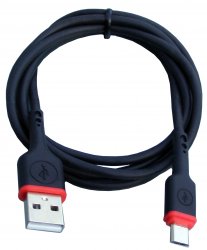 USB-0258-1m-BK   Kabel połączeniowy USB A/mikro USB, 1m BK